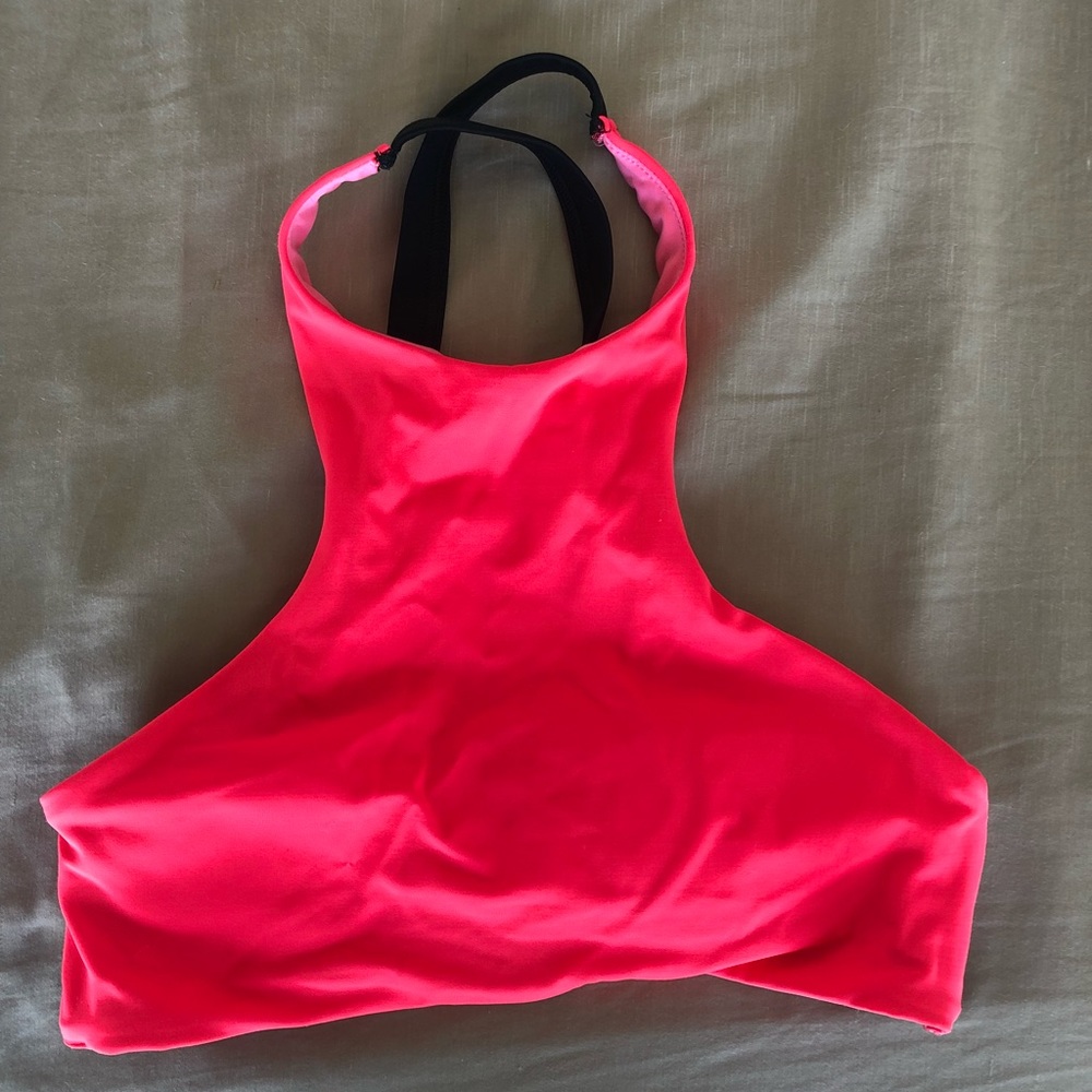 Victoria’s Secret hot pink swim top, size small